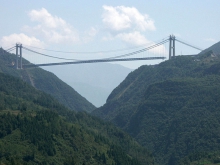 Фото: Мост через долину реки Сыдухэ. Самый высокий виадук.